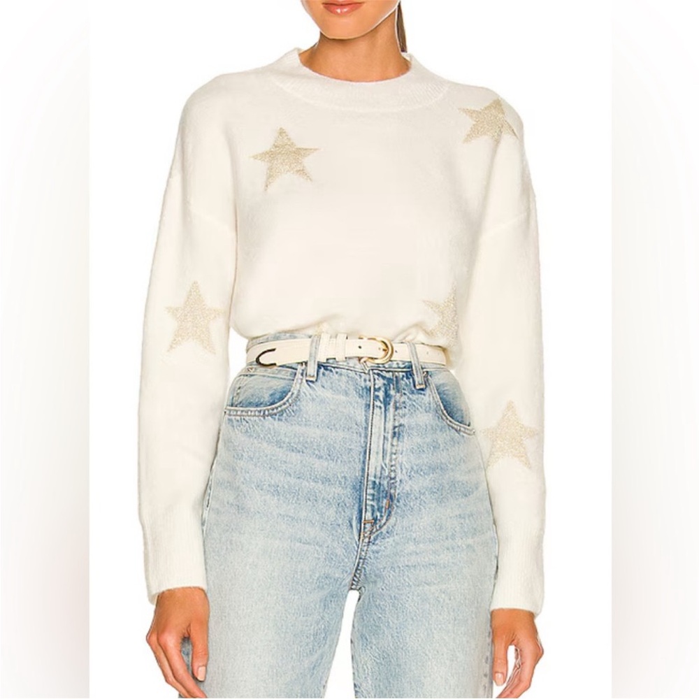 Rails Cream Star Sweater